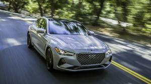 The updated Genesis G70 will only be available with an automatic transmission. 